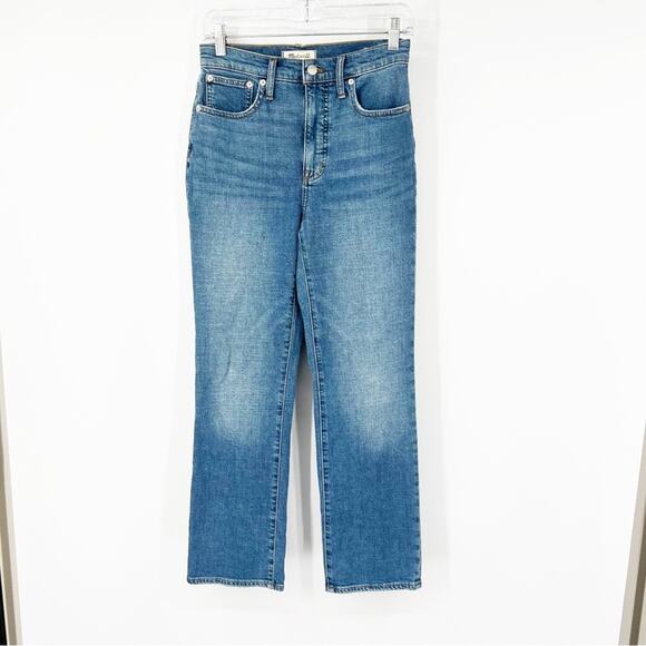 Madewell Slim Demi-Boot Jeans in Enright Wash High Rise - Picture 2 of 10